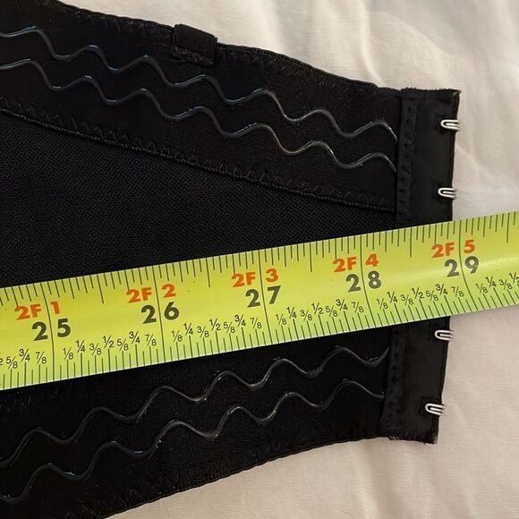 French Kiss Black Strapless Bustier Corset Womens Size Large Underwire Padded - Picture 8 of 13